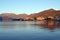 Panoramic view of the small town of Iseo and Lake Iseo in Brescia