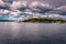 Panoramic view of some islands of the Swedish Archipelago during Midsummer, Sweden