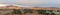 Panoramic view from Sossusvlei towards Deadvlei