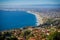 Panoramic View of Southern California Pacific Coast Highway Shore