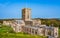 Panoramic view of St David`s Cathedral in St Davids, Pembrokeshire, Wales, UK