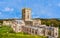 Panoramic view of St David`s Cathedral in St Davids, Pembrokeshire, Wales, UK