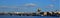 Panoramic view of St. Isaac's Cathedral and Russia Bridge St. Petersburg 19.08.2020