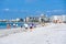 Panoramic view of St. Pete Beach at Gulf Coast Beaches.