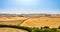 Panoramic view from Su Nuarxi nuraghe in Sardinia
