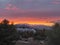 panoramic  view at sunset malaga