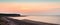 Panoramic view of sunset at Northumberland Strait