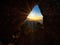 Panoramic view at sunset from Roque Nublo peak on Gran Canaria