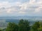 Panoramic view of the Swabian Alb the smaller Alps