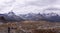 Panoramic view of Swiss Alps with Matterhorn and Riffelsee Lake on the left