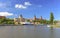 A panoramic view of the Szczecin town,Poland,