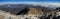 Panoramic view from the Tajumulco summit on the Sierra Madre, San Marcos, Altiplano, Guatemala