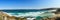 Panoramic view of Tamarama Beach,  Australia in summer