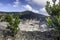 Panoramic view of Tangkuban Perahu crater