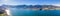 Panoramic View at the Tegernsee in the Alps of Bavaria Neureuth