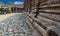 Panoramic view of the temple architecture of South India, India