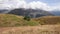 Panoramic view of Tetnuldi prominent peak in the central part of the Greater Caucasus Mountain Range, located in the