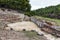 Panoramic view of the theatre of the Amphiareion Oropos Greece