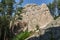 Panoramic view of Thracian Sanctuary Eagle Rocks near town of Ardino, Bulgaria