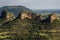 Panoramic view of Three stones mount da Indio stone