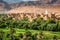 Panoramic view on Tinghir - Tinerhir city in Morocco. Tinghir is an oasis on the Todra River