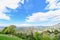 Panoramic View of Tivoli Town in Central Italy