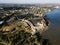 Panoramic view to Akkerman fortress which is on the bank of the Dniester estuary, in Odessa region