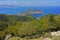 Panoramic view to Assos village, Kefalonia, Greece