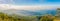 Panoramic view to The Dambethenna valley from Lipton Seat on Sri Lanka