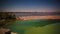 Panoramic view to Katam aka Baramar lake group of Ounianga kebir lakes at the Ennedi, Chad