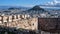 Panoramic view to Lykavittos hill in city of Athens