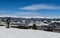 Panoramic view to the mountains at Breckenridge ski resort