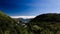 Panoramic view to Napp village and Skjellsteinvika bay at Flakstadoya Island, Lofoten, Norway