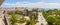 Panoramic view to the Old fort at Stone Town, Zanzibar, Tanzania