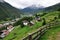 Panoramic View to Soelden, Austria
