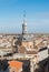 A panoramic view to spanish town Consuegra