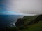 Panoramic view to Terceira island coastline from Miradouro do Raminho viewpoint, Azores, Portugal