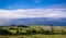 Panoramic view to Terceira island coastline from Santa Barbara viewpoint, Azores, Portugal