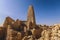 Panoramic View to the Unique and Ancient Ruins of the Temple of Amun, Siwa Oasis