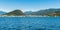 Panoramic view to Verbania Intra on lake Maggiore, Italy