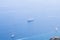 Panoramic view to the yachts on Amalfi coast, Italy