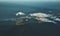 Panoramic view from the top of Avila mountain in Galipan, facing the Caribbean sea La Guaira, in Waraira Repano National