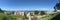 A panoramic view from the top of Dr. Adrelious Walker staircase, looking out toward San Francisco Bay.
