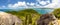 Panoramic view from the top of Fitzroy Island