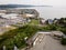 Panoramic view from the top of Kitsuki castle - Oita prefecture, Japan