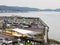 Panoramic view from the top of Kitsuki castle - Oita prefecture, Japan