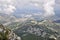 The panoramic view from the top of Lovcen Mountain