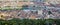 Panoramic view from the top of Notre Dame de Fourviere Basilica