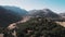 Panoramic view on Topolia Gorge landscape and mountains against the sky, Kissamos, Crete Chania prefecture