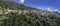 Panoramic view of Tourrettes-sur-Loup village in Southeastern France, Alpes Maritimes